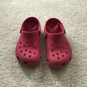 Crocs slip on toddler size 9.